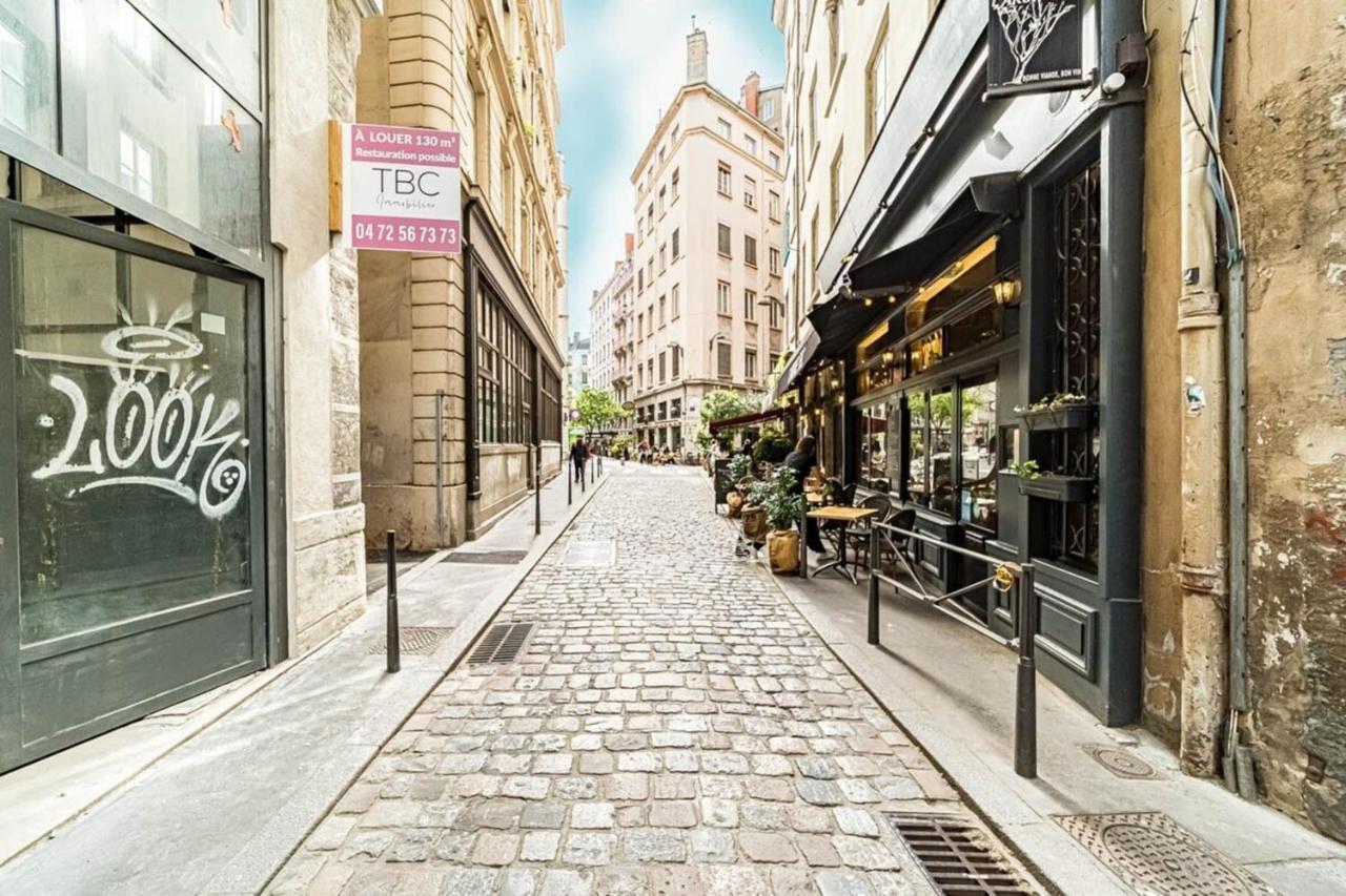 The Pizay Duplex Cozy 2 People - Metro Hotel De Ville 리옹 외부 사진